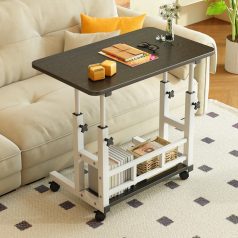   BeComfort LS05-2 állványos laptop tartó 80x37x(60-90)cm fekete