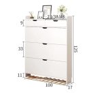 Cipősszekrény 100x125x17 cm BC LT02-100