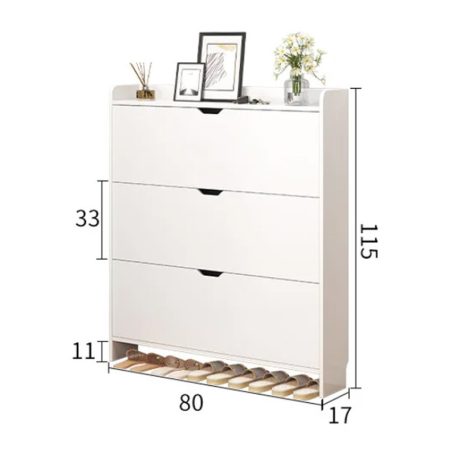 Cipősszekrény 80x115x17 cm BC LT06-80