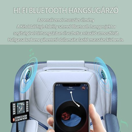 Asaka MC-002SL-BEIGE LUXUS masszázsfotel