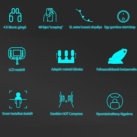 Asaka MC-002SL-BEIGE LUXUS masszázsfotel