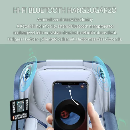 Asaka MC-006SL-BEIGE LUXUS masszázsfotel