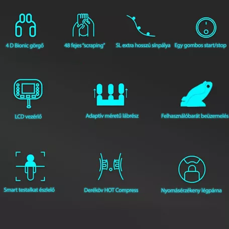 Asaka MC-006SL-BEIGE LUXUS masszázsfotel