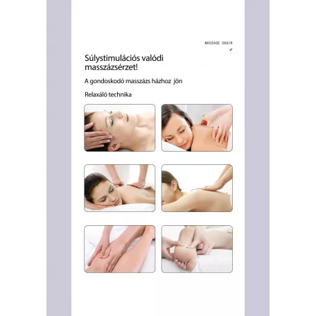 Asaka MC-700MAX-B masszázsfotel