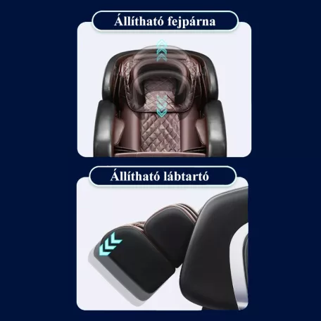 Asaka MC-700MAX-B masszázsfotel