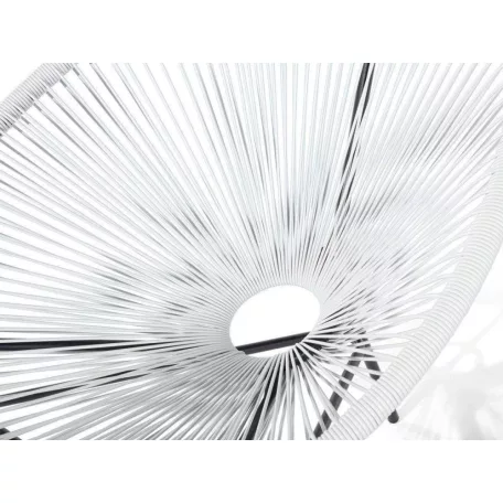 Rattan kerti szék fehér PR-W