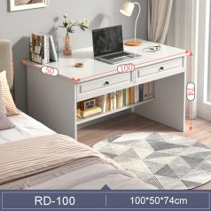 Fiókos asztal 100x50x74cm RD-100