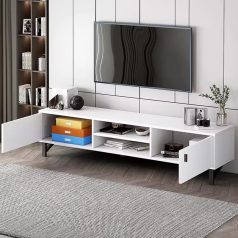   TV-állvány multifunkciós médiaállvány 120x30x40 cm fehér RT10